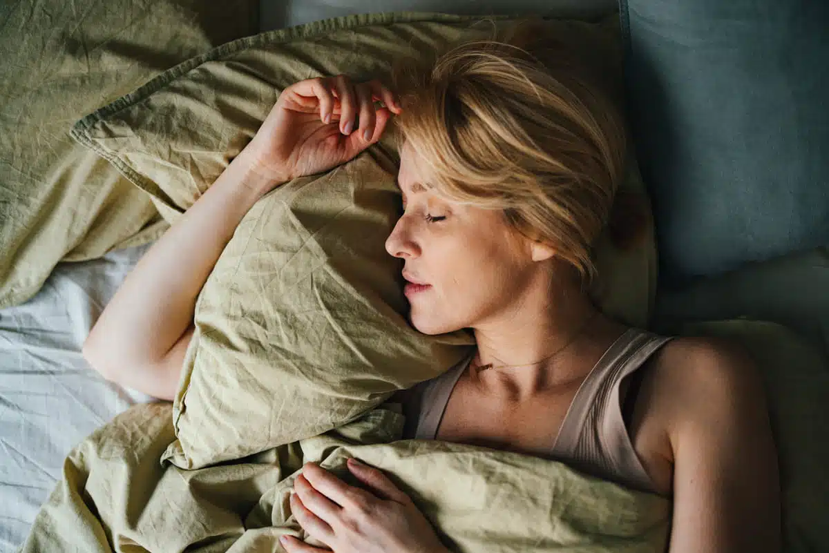 woman sleeping
