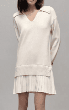 Anthropology English Factory Twofer Sweater Dress $120