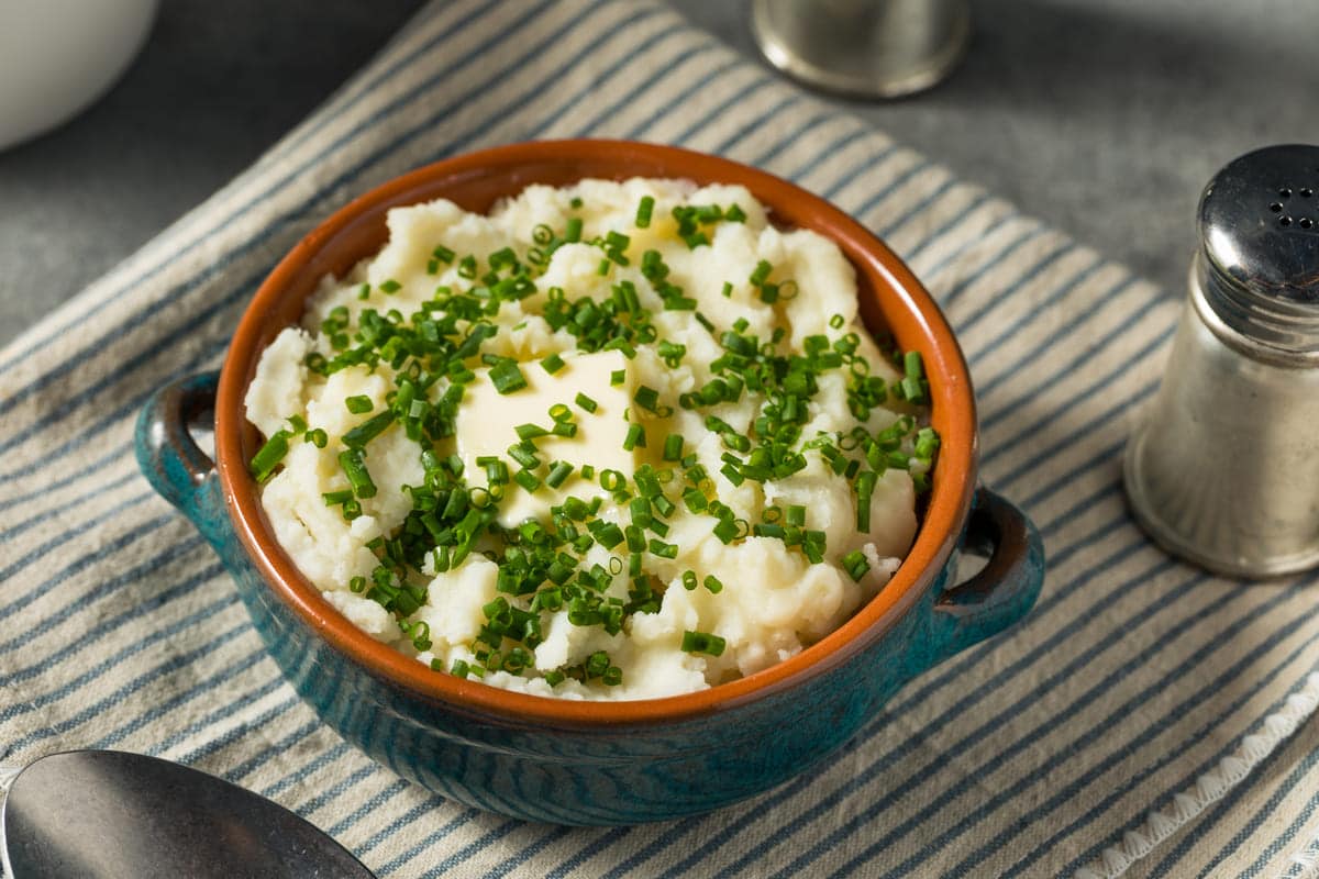 Garlic Parmesan Mashed Potatoes