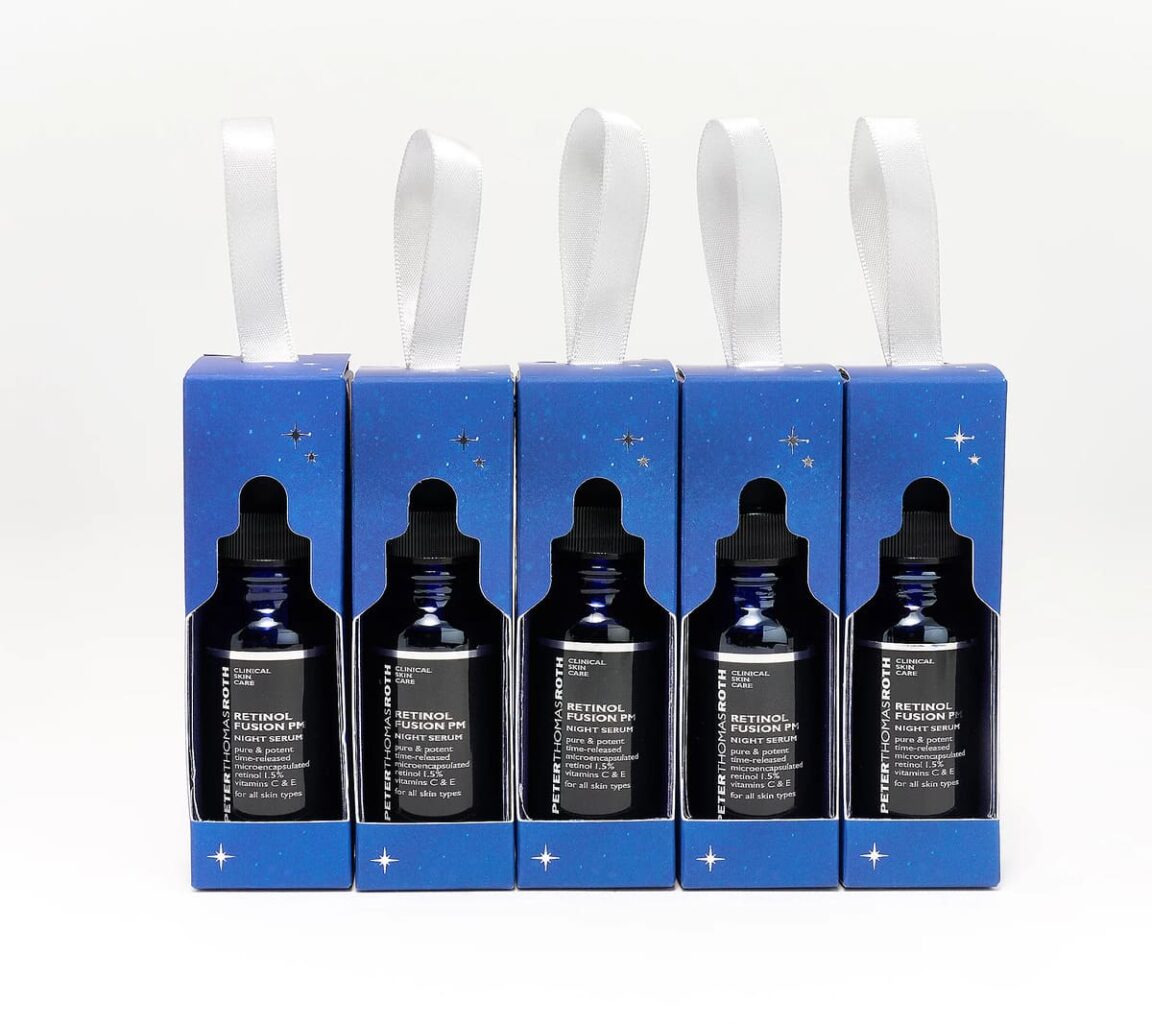 Peter Thomas Roth Retinol Fusion PM Serum 5-Pc Ornament Holiday Gift