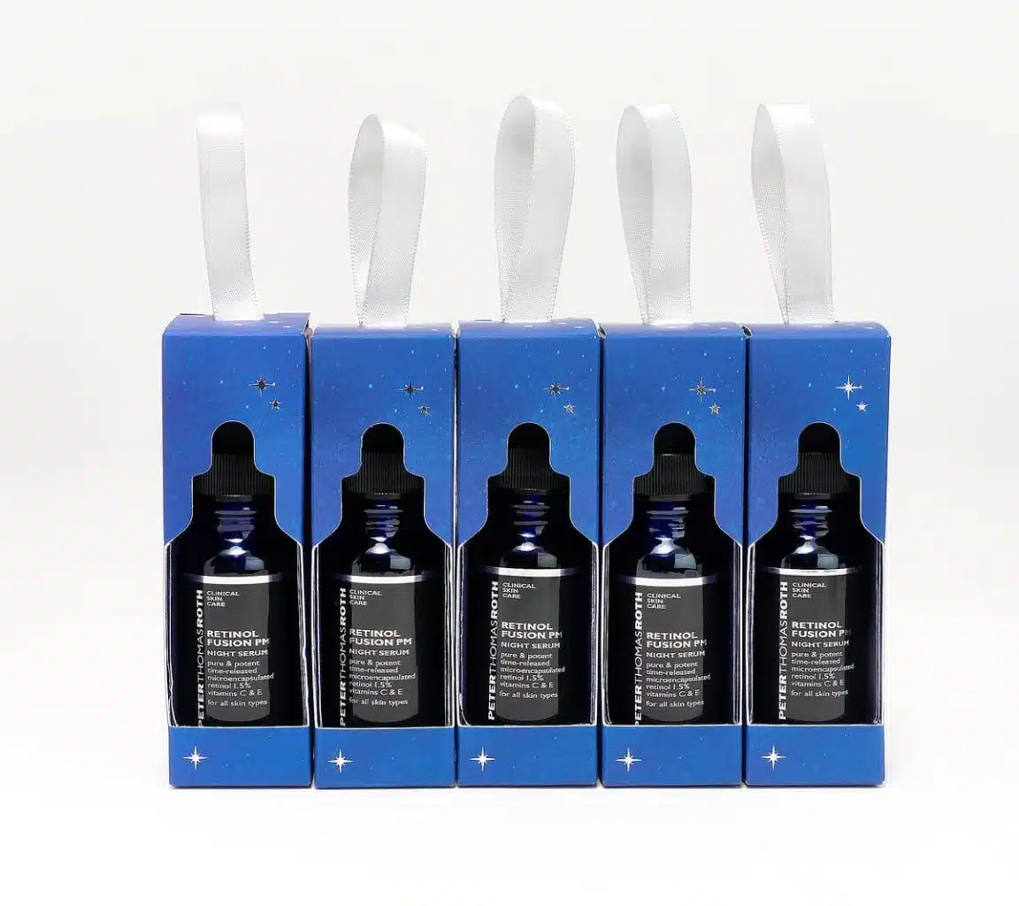Peter Thomas Roth Retinol Fusion PM Serum 5-Pc Ornament Holiday Gift
