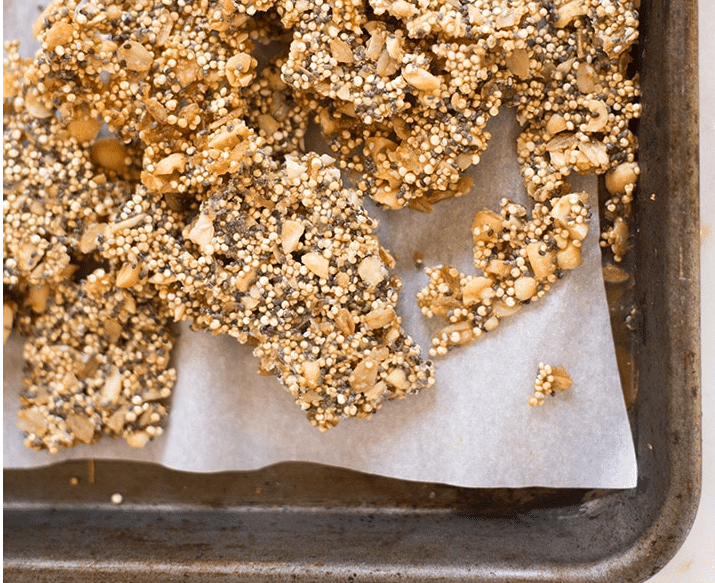 Quinoa Peanut Brittle