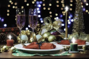 new year appetizers and cocktails