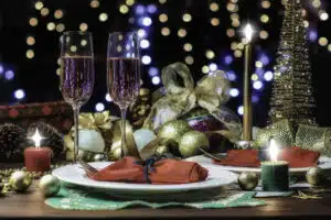 new year appetizers and cocktails