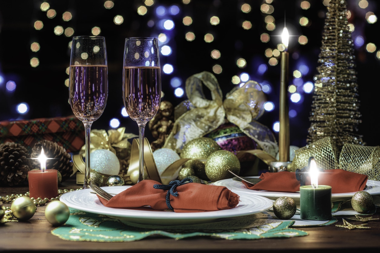 new year appetizers and cocktails