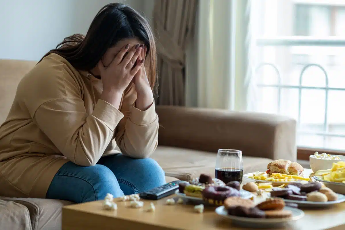 overeating and using food to cope