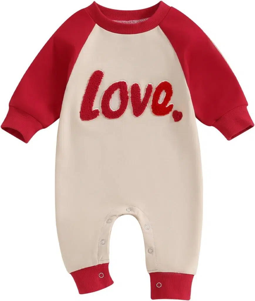 Valentine's Embroidery Jumpsuit Romper