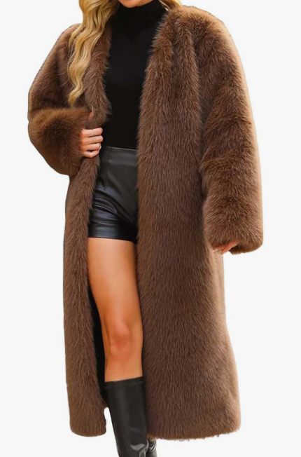 Carydety Faux Fur Winter Coat (7 colors) $49.99
