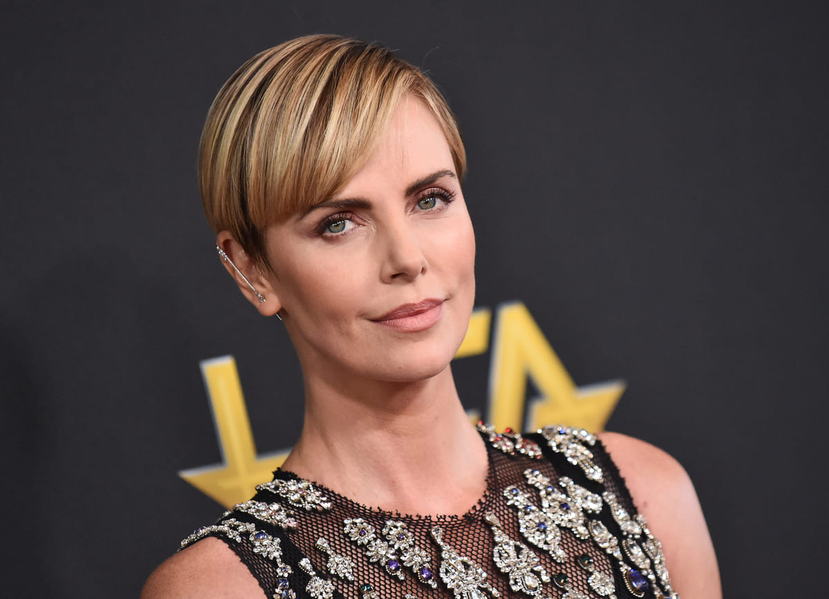 Charlize Theron Grown-Out Pixie