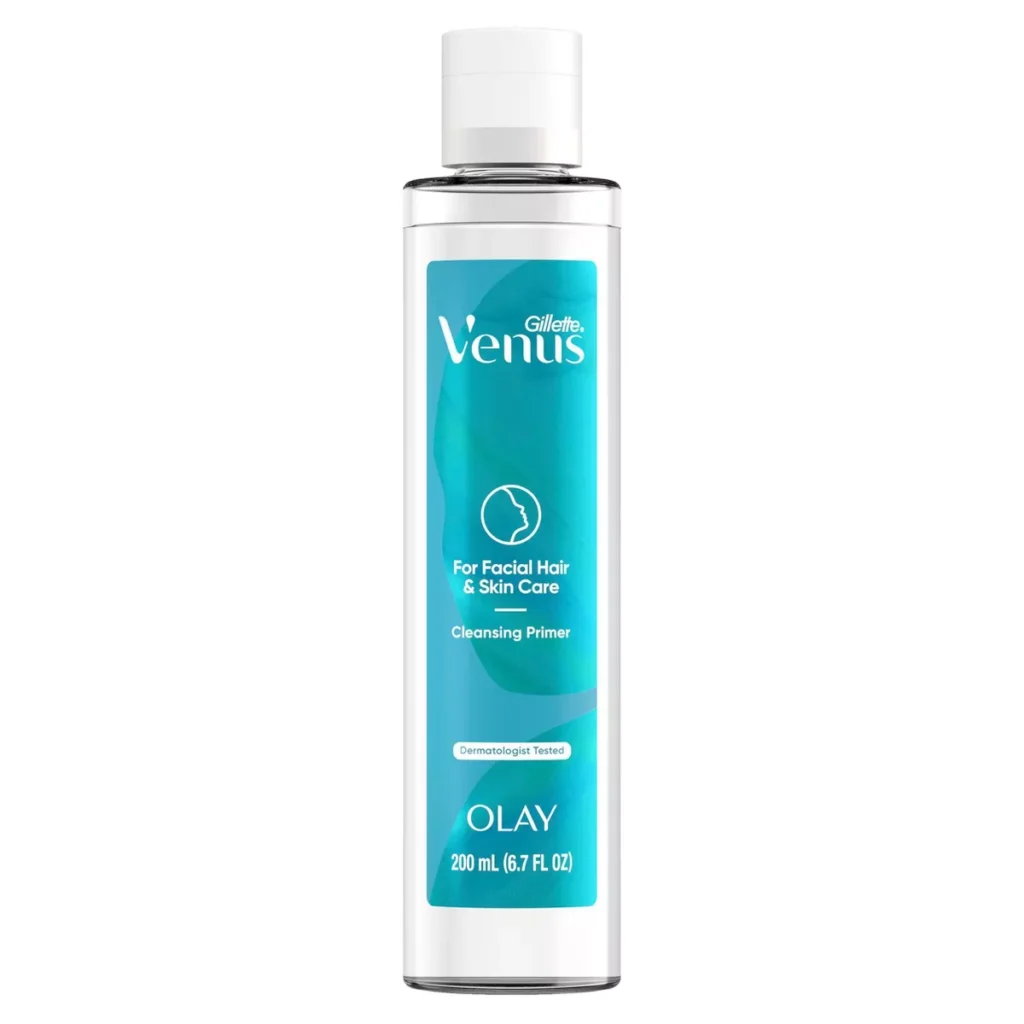 Venus for Facial Hair & Skin Care Dermaplaning Preparation Cleansing Prime