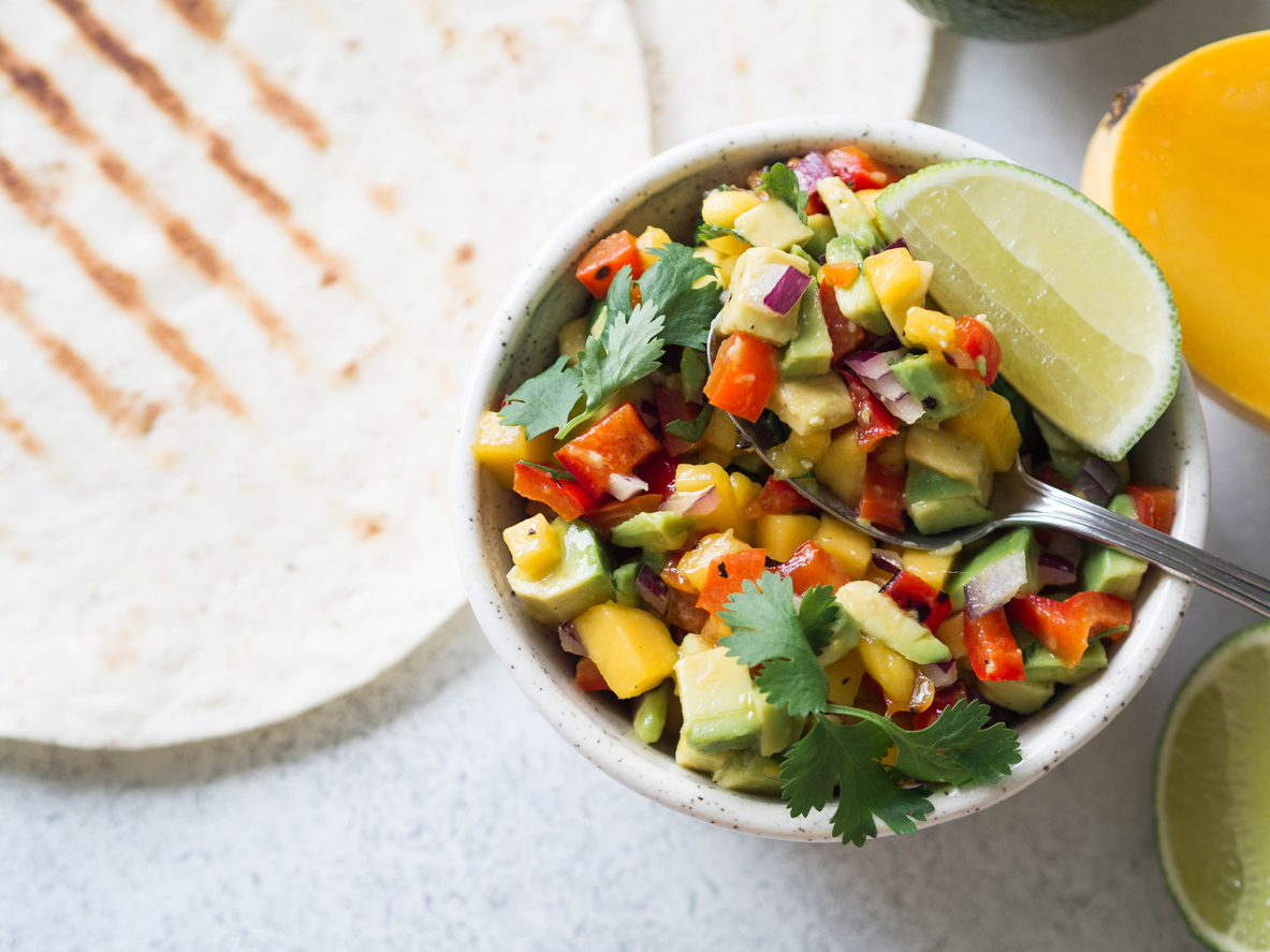 Mango and Avocado Salsa