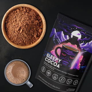 Sleepy Cocoa on Table