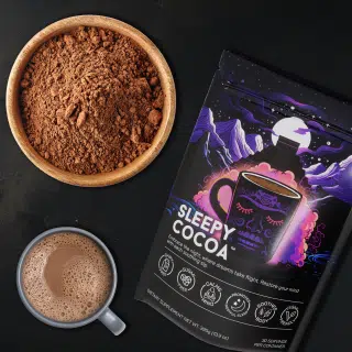 Sleepy Cocoa on Table