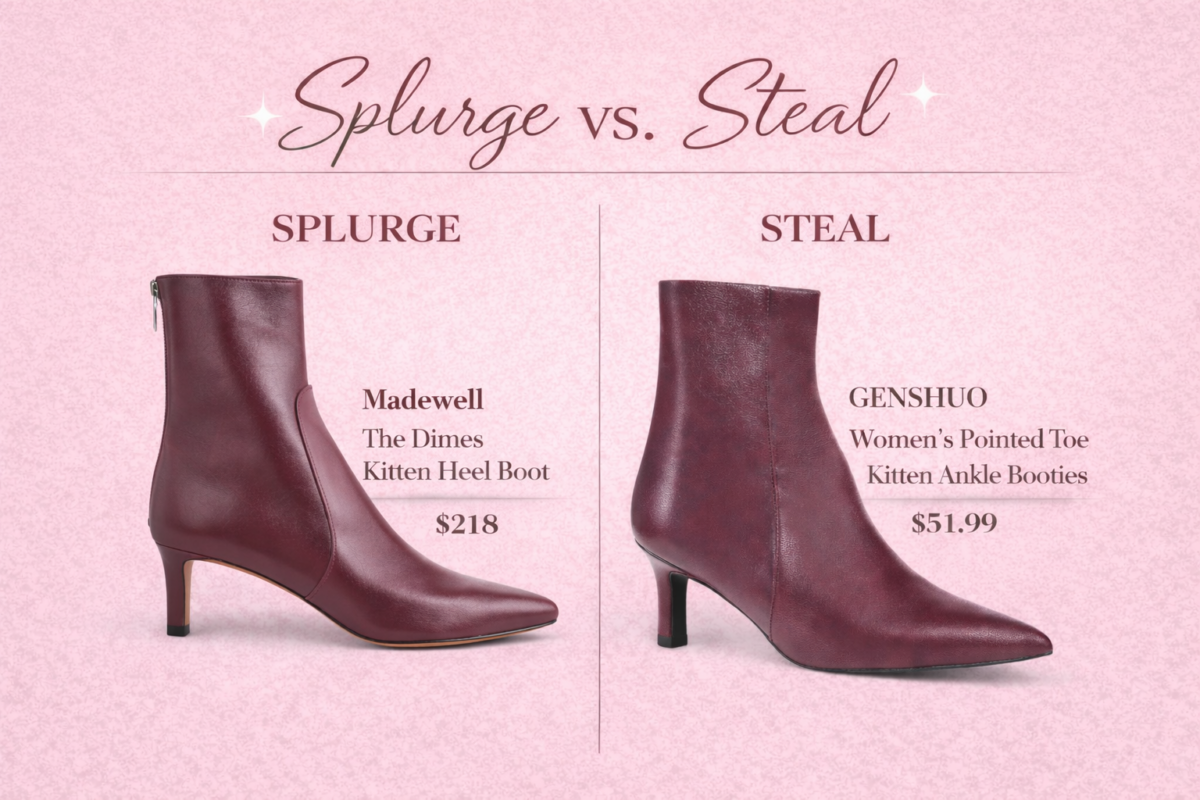 Spurge vs steal red booties