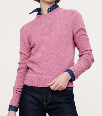The Fireside Sweater in Merino-Cotton (14 colors), $120