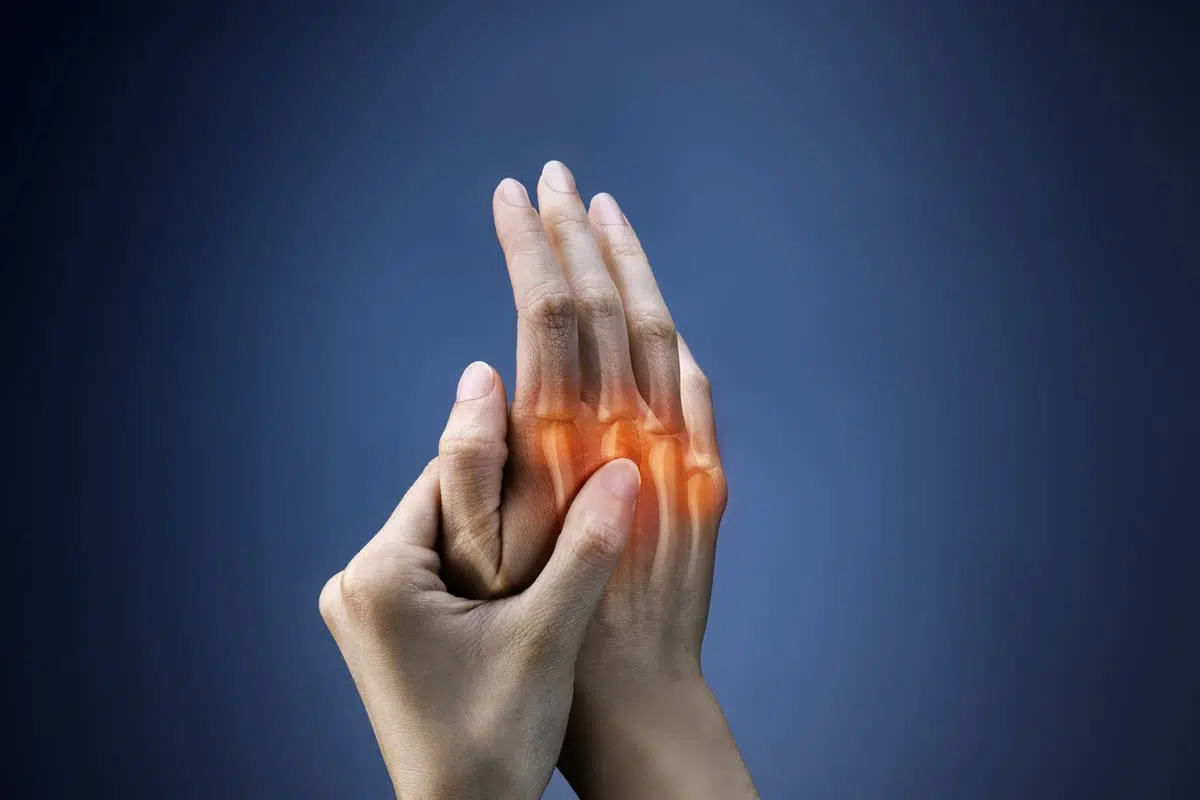 inflammation in hand