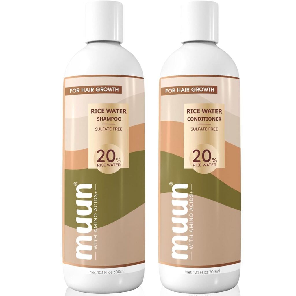 Muun Rice Water Shampoo and Conditioner