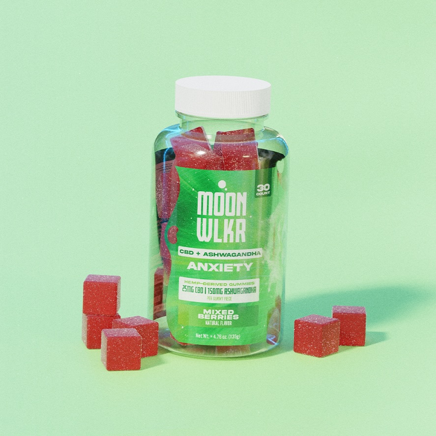 Moonwlkr CBD: Ashwagandha Stress Relief Gummie