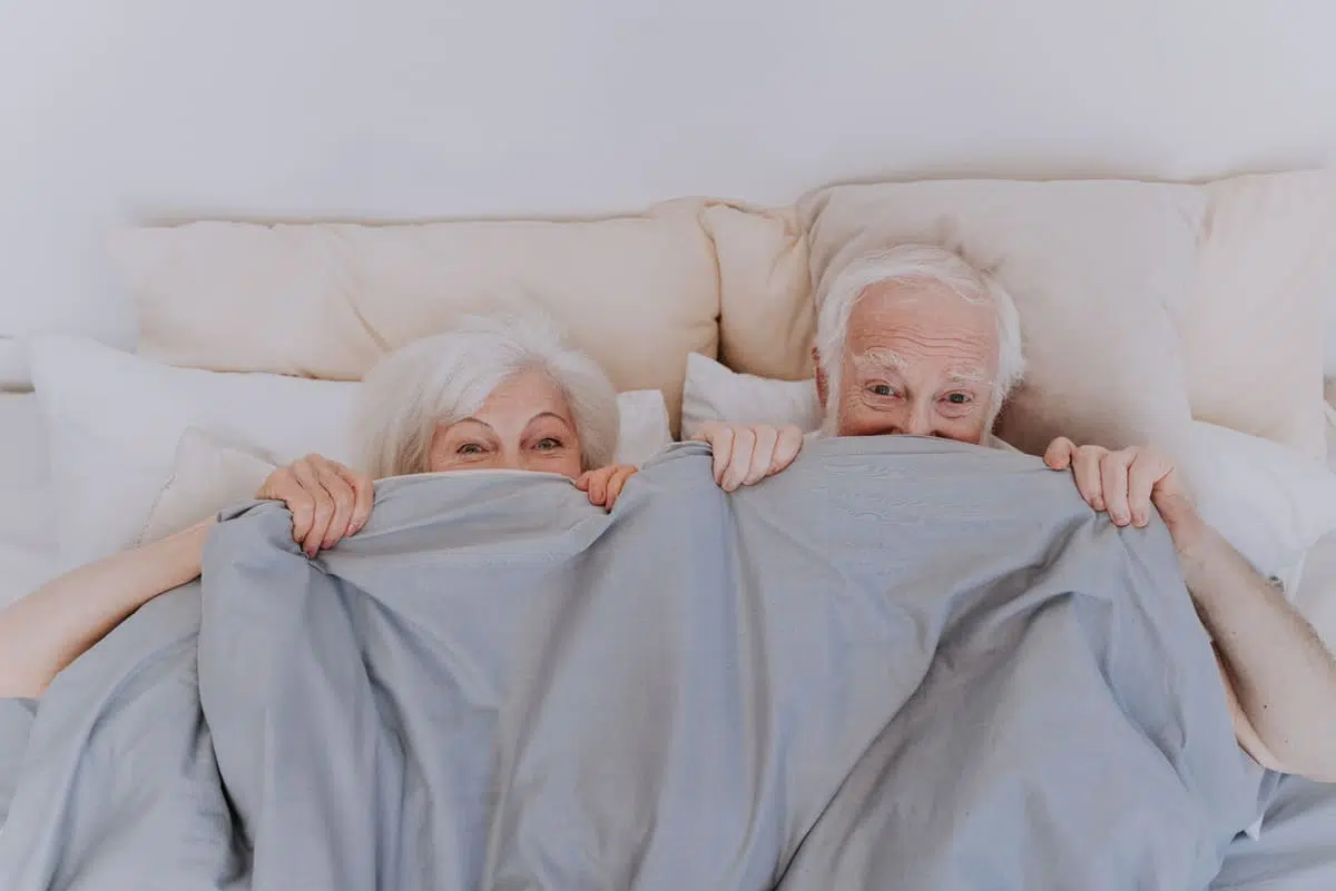 Couple in bed