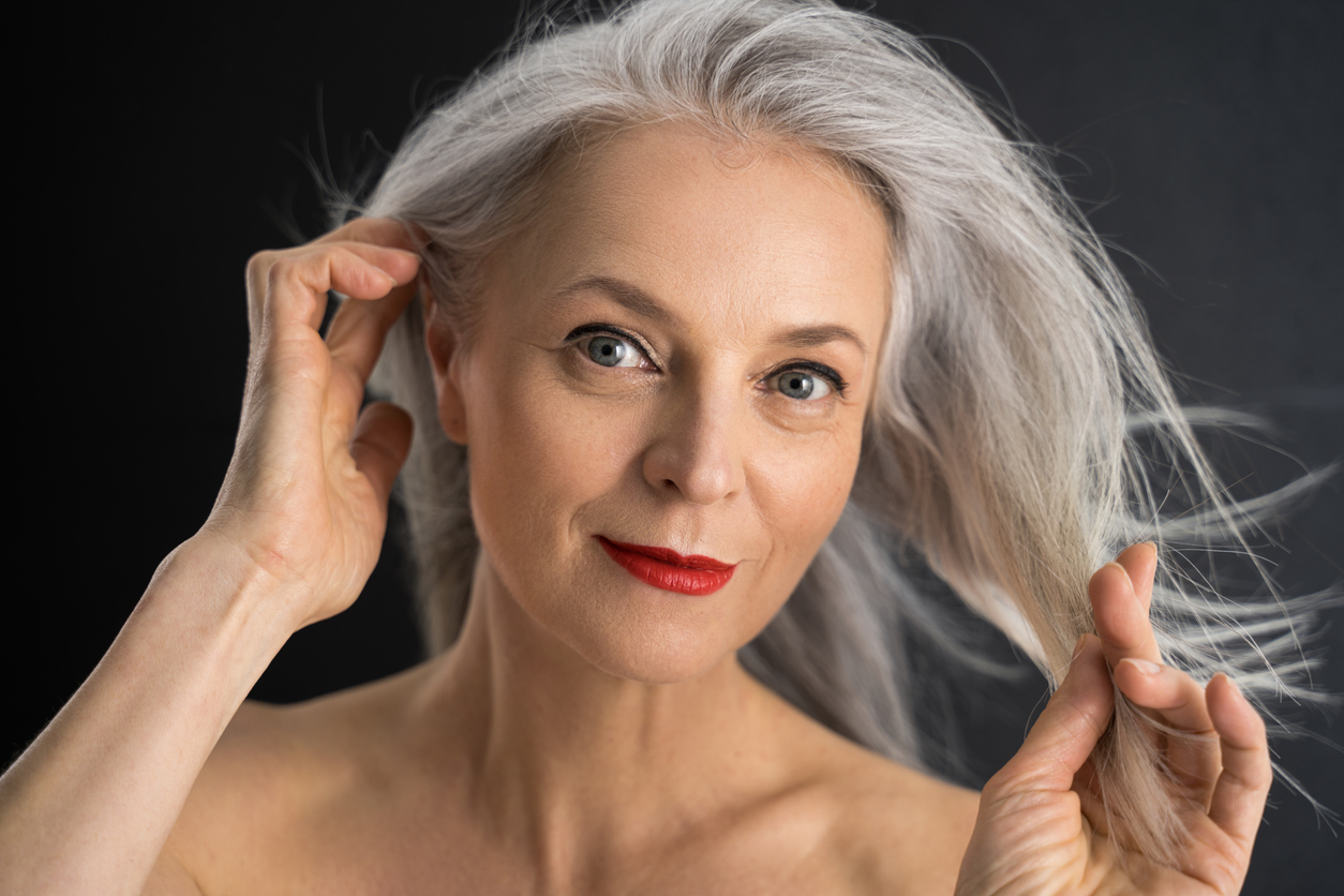 Give yourself a gray hair makeover,
