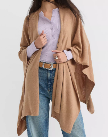 Loft Travel Wrap (2 colors), $42.47 (was $84.95)