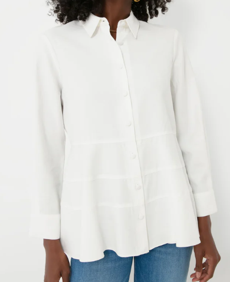 Pomander Place White Ashlen Blouse (4 colors), $98