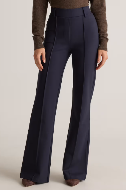 Quince Ultra-Stretch Ponte Flare Leg Pants (5 colors), $44.90 (was $100)