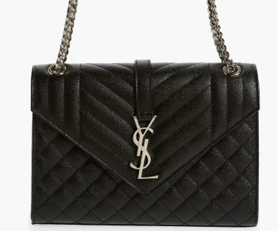 Saint Laurent Medium Monogram Matelassé Leather Shoulder Bag, $2950