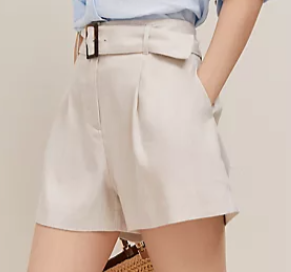Ann Taylor The Belted Short in Linen Twill $52.15 (was $74.50)