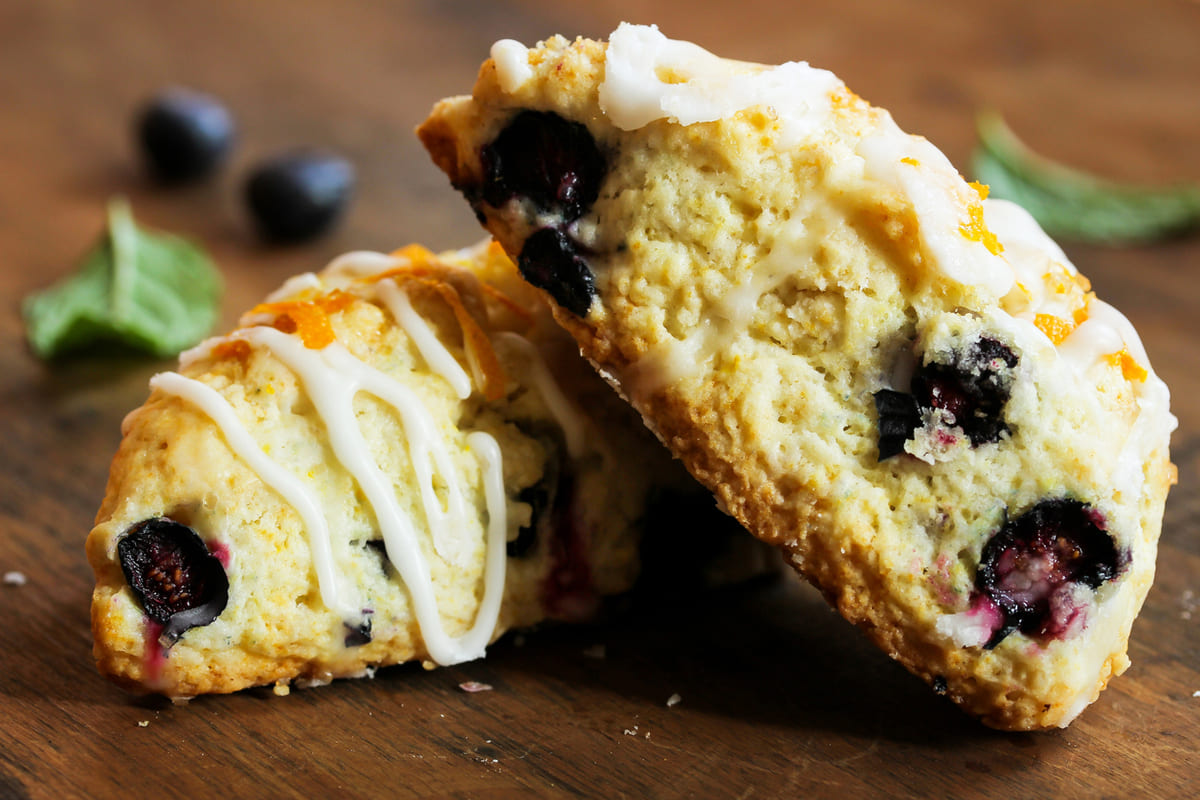 Lemon Blueberry Scones