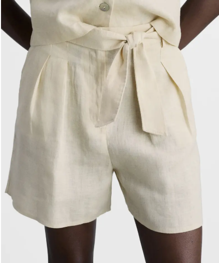 Mango Belted Linen Shorts $55.99 (was $79.99)