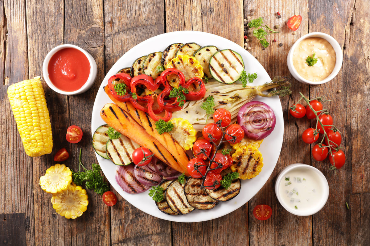 Mediterranean Grilled Vegetable Platter