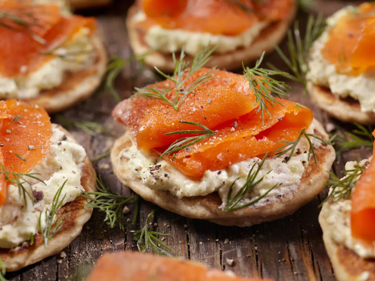 Smoked Salmon Canapés