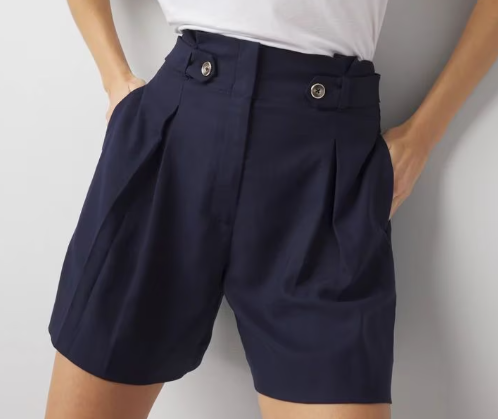 WHBM Extra High-Rise Paperbag Shorts $55.30 (was $79.00)