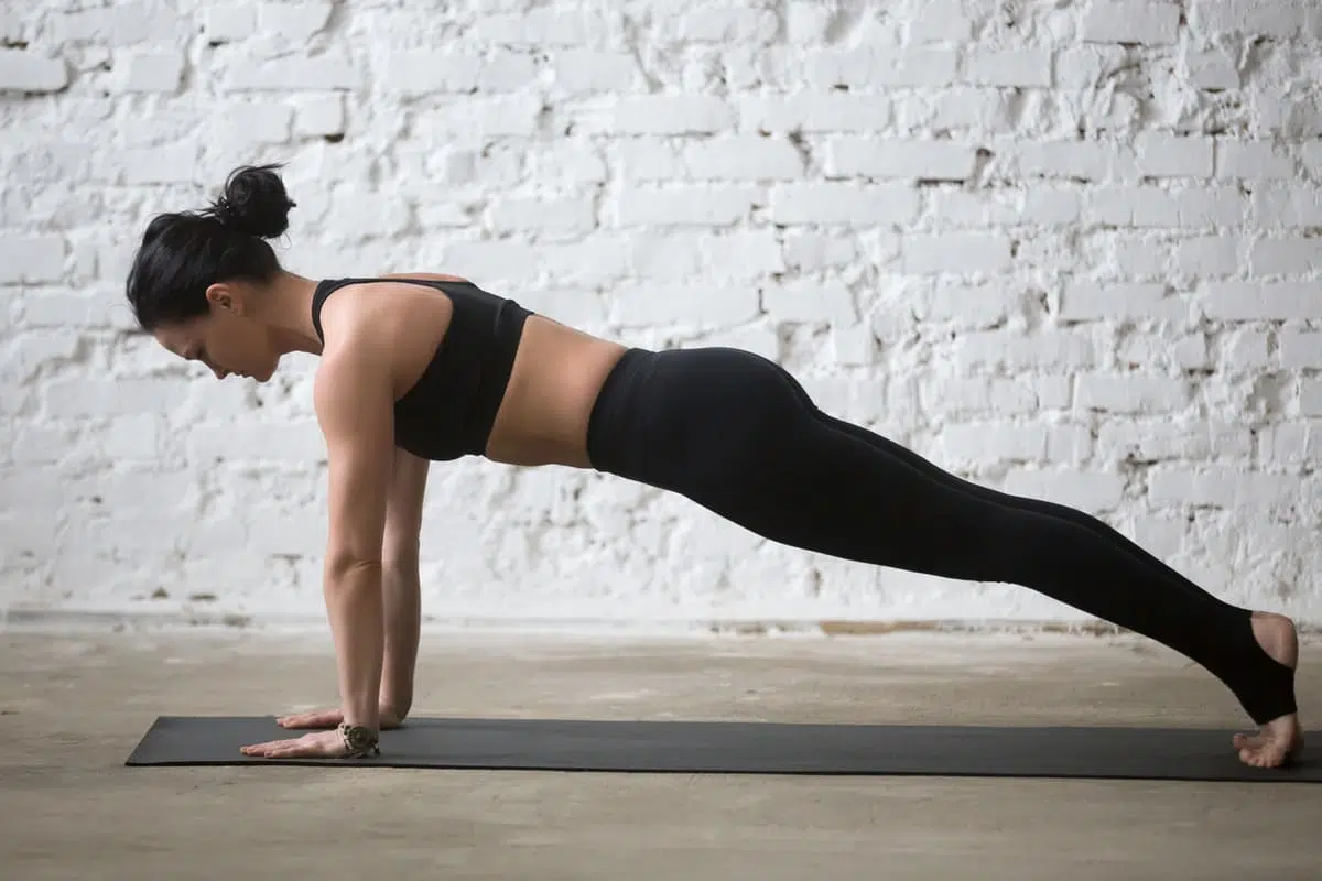 Woman doing a plank