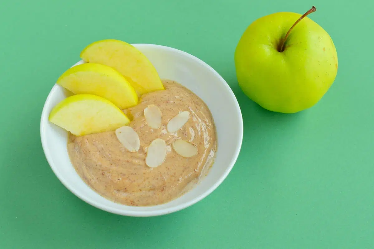 Apple Slices with Almond Butter
