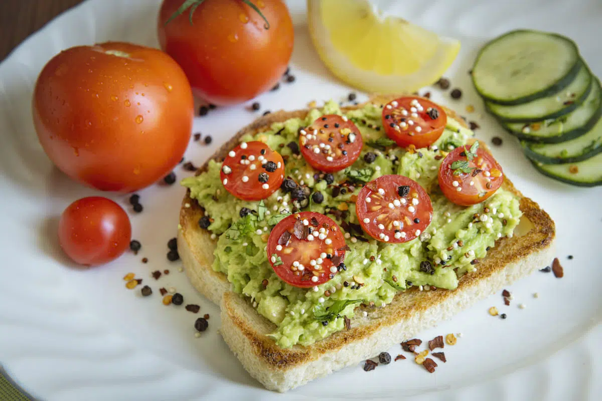 Avocado and Tomato Toast