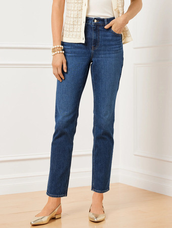 Talbots Slim Straight Ankle Jeans