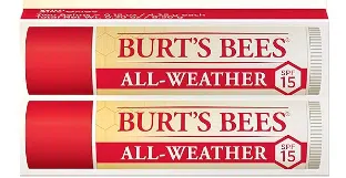 Burt's Bees All-Weather SPF 15 Lip Balm (two-pack), $8.29