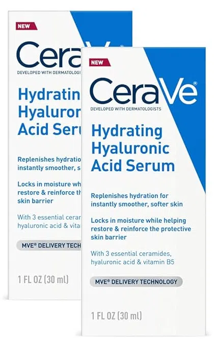 CeraVe Hyaluronic Acid Face Serum, $21.99