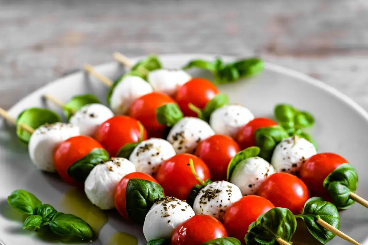Classic Caprese Skewers