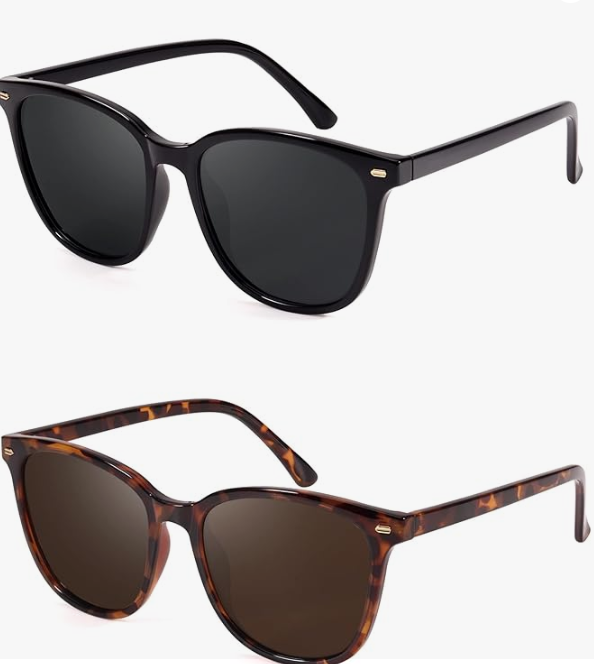 FIMILU 2 Packs Sunglasses for Women Polarized UV 400 (23 colors), $19.79 (was $27.99)