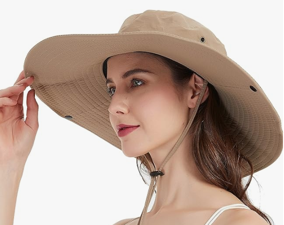 Super Wide Brim Sun Hat UPF 50+, $14.99