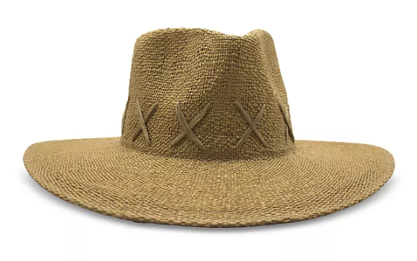 Nikki Beach Exuma Straw Packable Rancher Hat, $99
