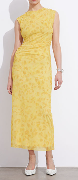 & Other Stories Draped Sleeveless Midi Dress, $99
