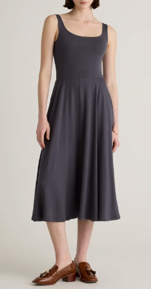 Quince Tencel Jersey Fit & Flare Dress (7colors), $49.90