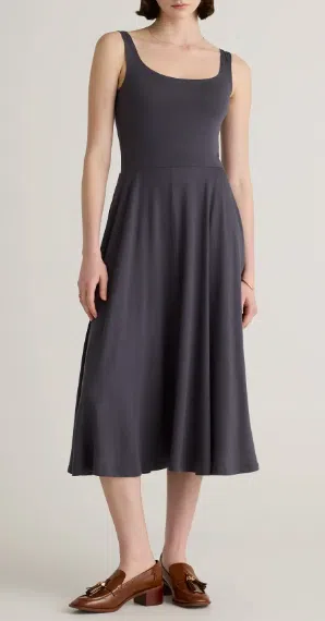 Quince Tencel Jersey Fit & Flare Dress (7colors), $49.90