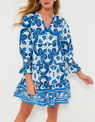 TNUCK BEACH Majolica Tile Kenzo Coverup (3 colors), $128