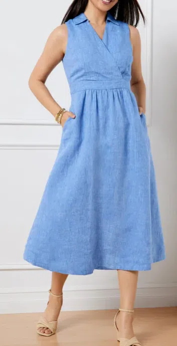 Talbots LINEN SHIRTDRESS (2 colors), $129.99 (was $159.99) Take another 30% off sale price at check out