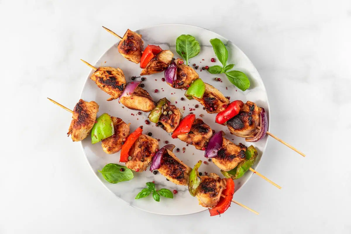 BBQ Chicken Skewers